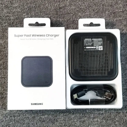 Base de carga inalámbrica rápida Samsung de 15 W para Galaxy S20 S21 S22 S23 S24 S8 S9 S10 Plus Note 20 Ultra 9 8 Z Flip Fold 6 5 4 3 2