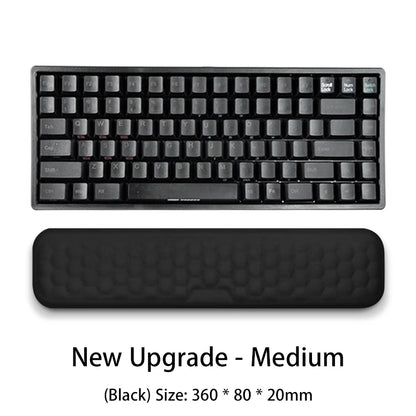 Reposamuñecas ergonómico para teclado y ratón, para oficina, para proteger y relajar la muñeca, con espuma viscoelástica, para ordenador y portátil