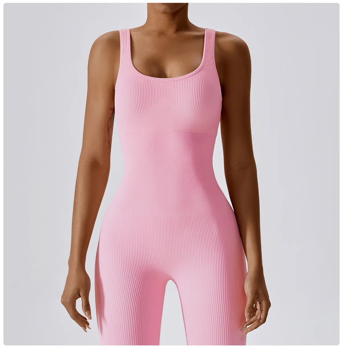 Traje de yoga de una pieza sin costuras de primavera, conjunto de entrenamiento de fitness para danza y tonificación abdominal, mono elástico, ropa deportiva de gimnasio con efecto push up