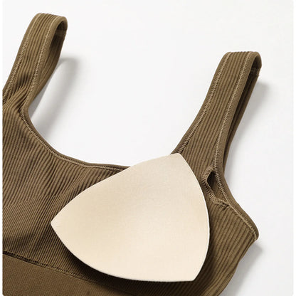 Traje de yoga de una pieza sin costuras de primavera, conjunto de entrenamiento de fitness para danza y tonificación abdominal, mono elástico, ropa deportiva de gimnasio con efecto push up