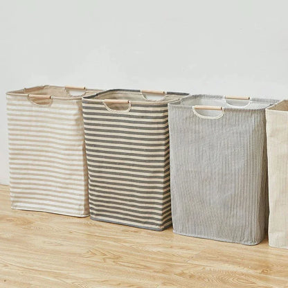 Cesta de lavandería de gran capacidad para ropa sucia con asa, cesta plegable para ropa, accesorios de baño