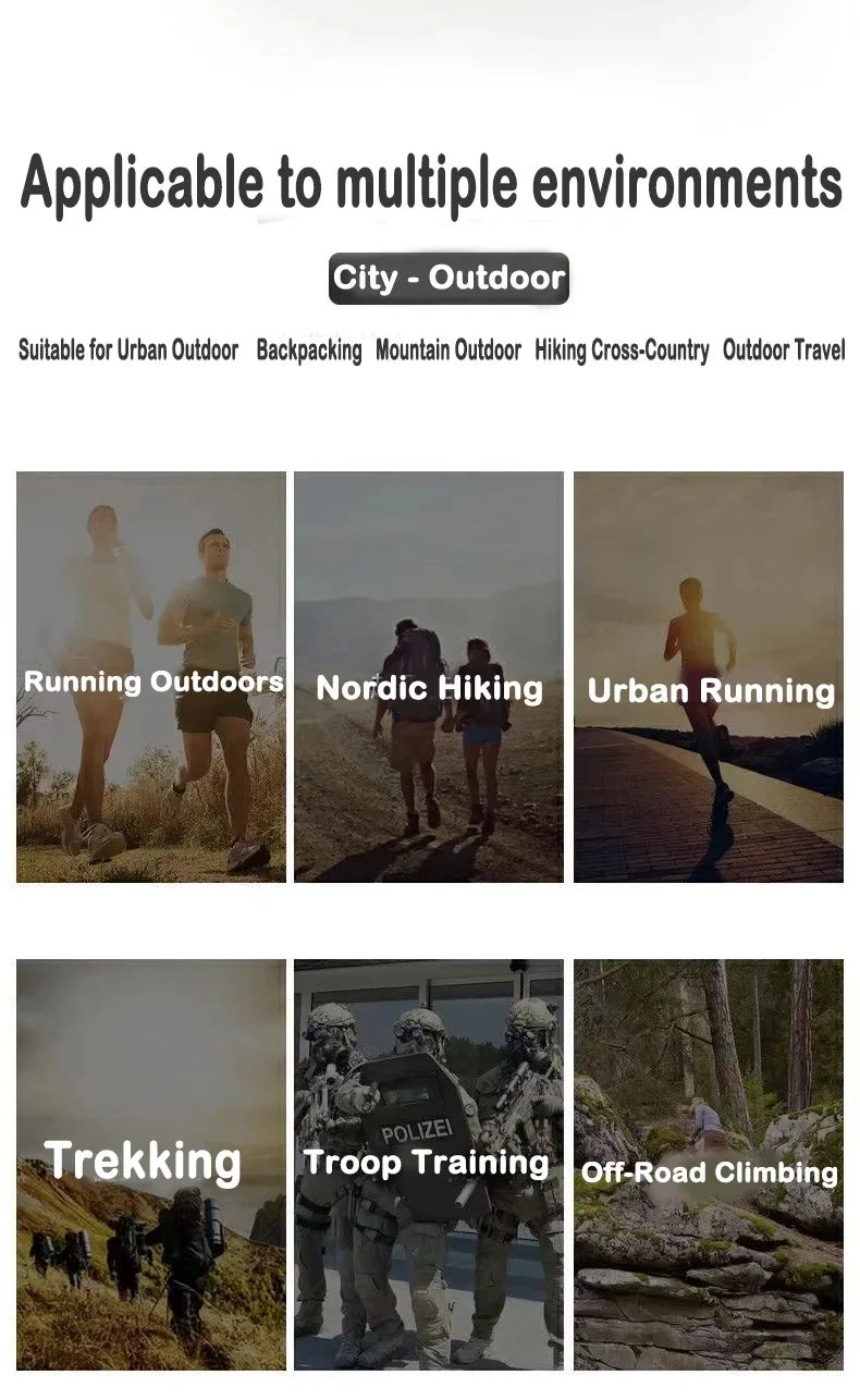 Botas tácticas de combate para hombre, impermeables, para senderismo, trabajo y escalada. Botas tácticas militares de intervención y seguridad.