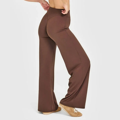 Pantalones rectos de tejido ultrasuave tipo mantequilla para mujer, pantalones de yoga de talle medio, mallas deportivas de tacto natural, leggings de pilates, pantalones deportivos para correr.