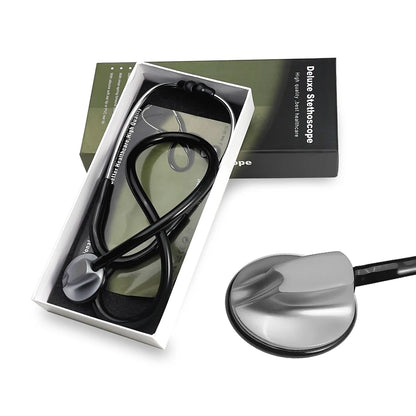 Estetoscopio profesional JUSTLANG, clínico, para corazón, pulmón, presión arterial, pecho, cardiología, estetoscopio médico para médicos y enfermeras.