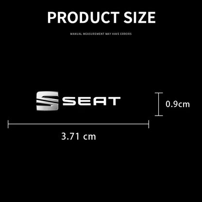 Pegatinas de metal 3D para decoración interior de coche, insignias, calcomanías de estilo para Seat Cupra, León 5F, Ibiza 6L, 6J, León 1P, cojín