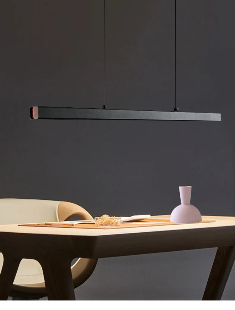 Lámpara de araña para comedor, lámpara nórdica moderna para mesa de comedor, lámpara de bar, luces para restaurante, luces de cocina, lámparas LED de tira para oficina.