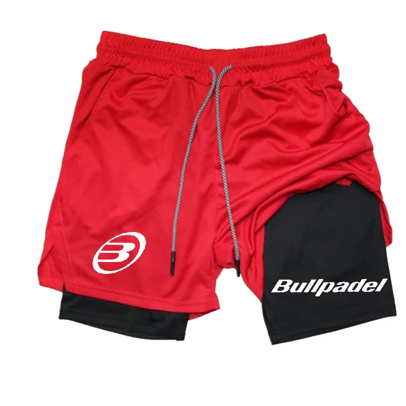 Pantalones cortos deportivos de pádel para hombre, pantalones cortos de tenis transpirables, pantalones de bádminton de secado rápido, ropa deportiva para correr al aire libre, verano, nuevo