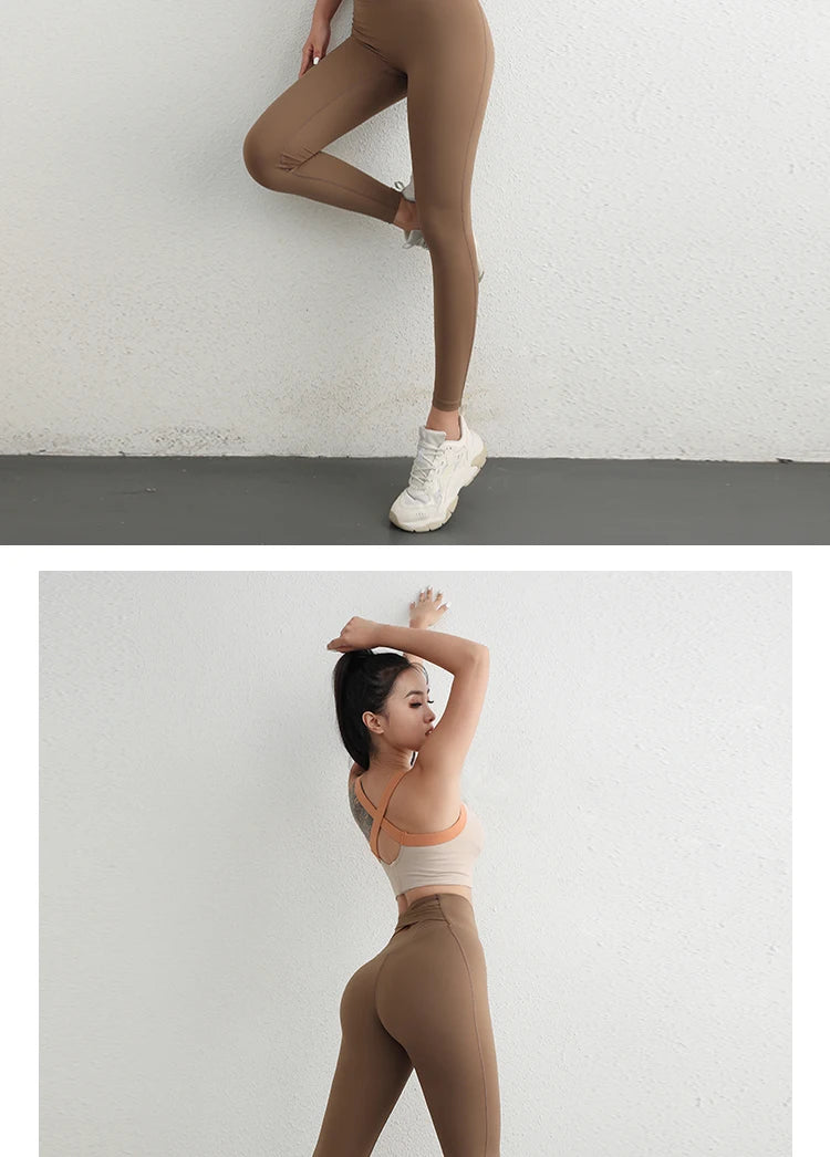 Leggings deportivas de cintura alta para niñas, de diseño clásico, material elástico de alta calidad y gran resistencia, ideales para yoga y otras actividades.  ¡Gran éxito de ventas!