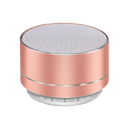 Altavoces inalámbricos Bluetooth A10 para exteriores, subwoofer, minialtavoz portátil de aleación de aluminio para música, tarjeta TF/SD, radio, caja de sonido