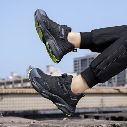 Zapatos de seguridad con puntera de acero para hombre, botas de trabajo industriales antideslizantes, antiperforación y antigolpes, ligeras y con certificación CE.