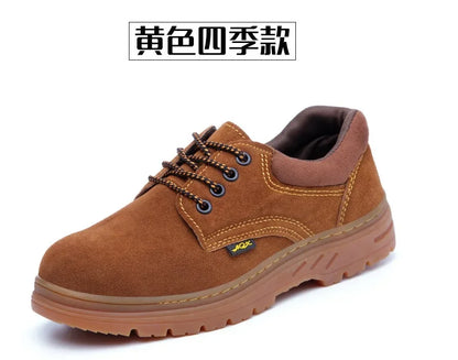 Calzado de seguridad laboral para hombres y mujeres. Antiaplastamiento, antiperforación, antideslizante y antiescaldaduras. Calzado de protección para soldadura eléctrica.