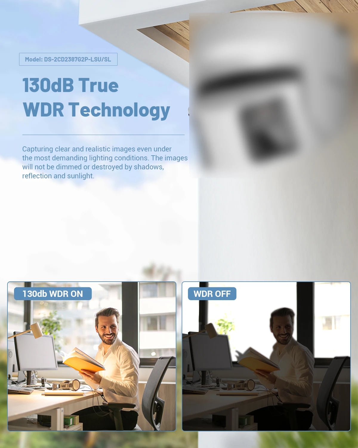 Cámara IP panorámica HIKVISION 8MP 4K DS-2CD2387G2P-LSU/SL 4MP HD DS-2CD2347G2P-LSU/SL ColorVu Micrófono y altavoz integrados Seguridad