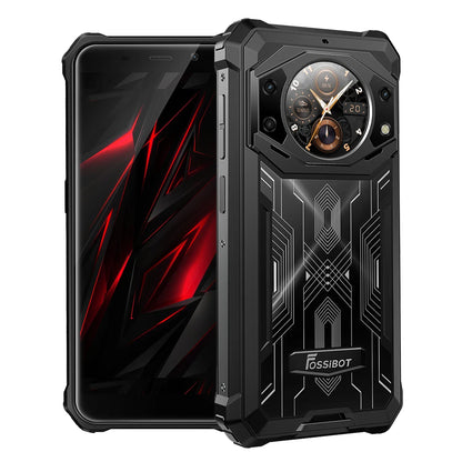 Teléfono inteligente resistente Fossibot F101Pro, 15 GB + 128 GB, Android 13, IP68, resistente al agua, batería de 10600 mAh, NFC, versión global