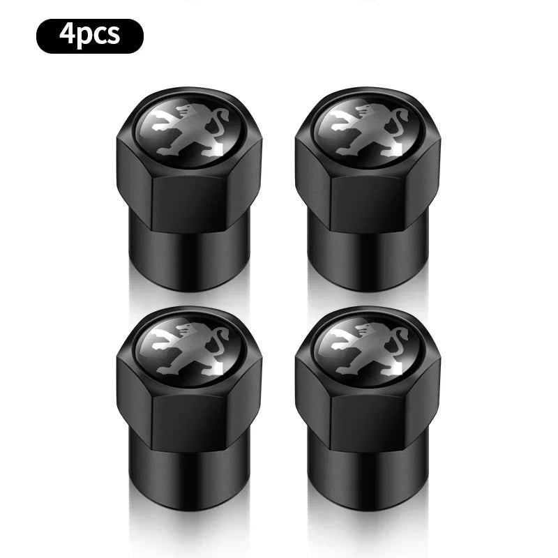4 válvulas de vacío de acero inoxidable a prueba de explosiones para neumáticos, para Peugeot 308, 408, 508, RCZ, 208, 3008, 2008, 206, 207 y 307.