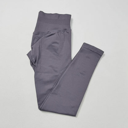 Pantalones de yoga VEQKING Scrunch Butt para mujer, leggings deportivos sin costuras, cintura baja, mallas de gimnasio, pantalones de entrenamiento cálidos de secado rápido para otoño.