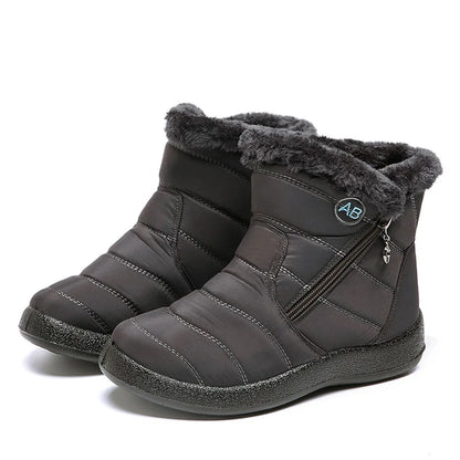 Botas de nieve para mujer, zapatos casuales para mujer, botines impermeables para mujer, botines ligeros de talla grande, botas de invierno para niñas