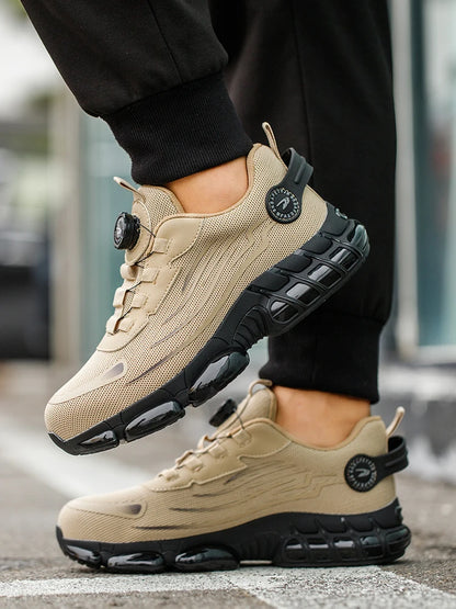 Work Safety Shoes Men Women Steel Toe Sneakers Air Cushion Indestructible Security Protection Safety Boots Size 47 48 Footwear