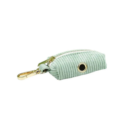 Collar y correa de pana verde claro para perros. Placa de identificación grabada personalizada. Suministros para mascotas. Correa para perros. Corduroy03