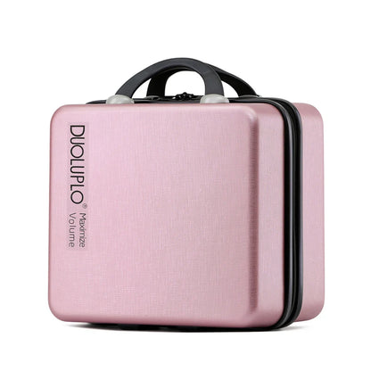 Maletas de viaje de cabina de 12/14/16 pulgadas, tamaño pequeño, estuches de maquillaje para mujer, maletín para hombre con cerradura TSA, equipaje de mano para caja de viaje