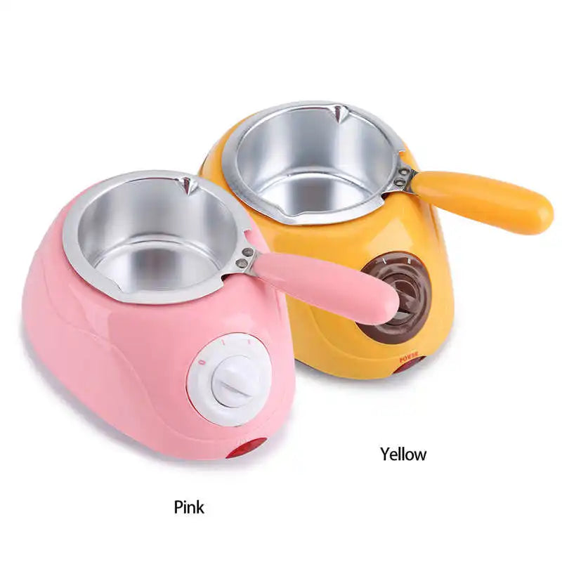 Olla eléctrica para fundir chocolate y dulces, para hacer tú mismo, fuente de chocolate, fondue, máquina para fundir chocolate, herramienta de cocina, enchufe UE 220 V