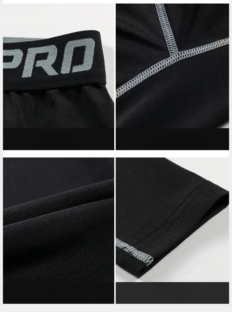 Mallas de compresión térmicas para hombre, 1-2 unidades, pantalones deportivos de entrenamiento, ajuste seco, mallas para correr, fitness, baloncesto, jogging, pantalones de forro polar.