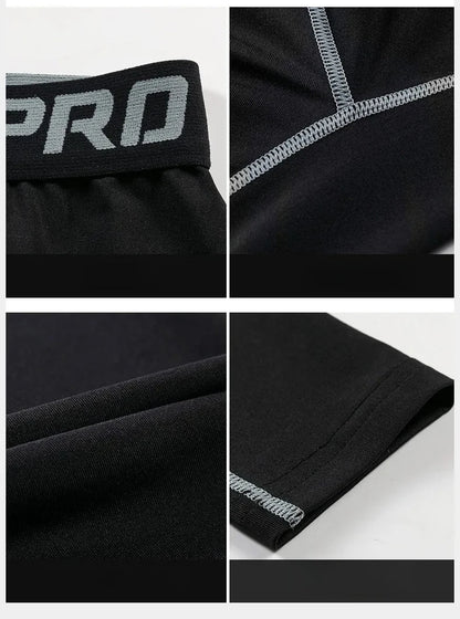 Mallas de compresión térmicas para hombre, 1-2 unidades, pantalones deportivos de entrenamiento, ajuste seco, mallas para correr, fitness, baloncesto, jogging, pantalones de forro polar.