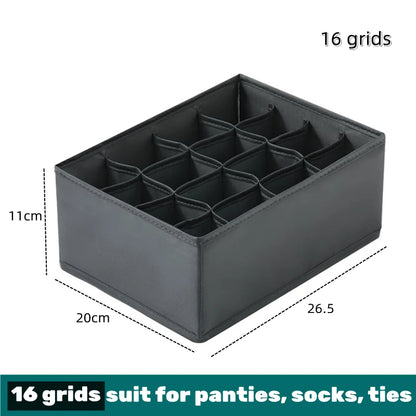 Organizador para ropa interior, calcetines, sujetadores, pantalones, bufandas, corbatas, caja de almacenamiento, organizador de ropa para vaqueros, divisores para cajones, organizador de ropa