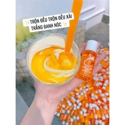 Suero Corporal,Vitamina C Suero Duong Trang Da.desvanece Las Manchas Y Las Cicatrices Negras, Aclara La Piel Negra Debajo De L