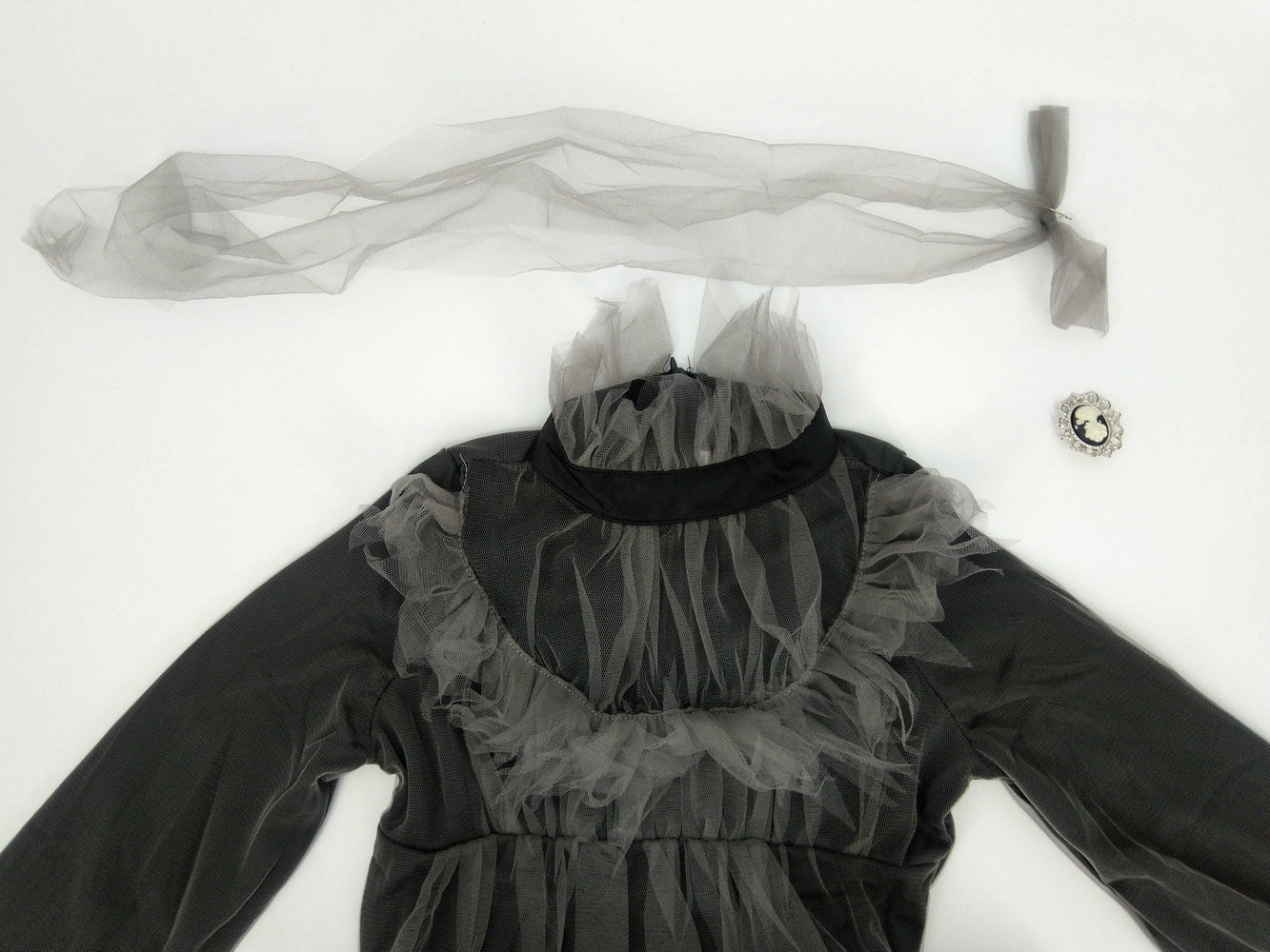 Horror Cosplay Witch Women Scary Zombie Vampire Halloween Carnival Costume Spooky Ghost Medieval Hooded Cape Day of The Dead