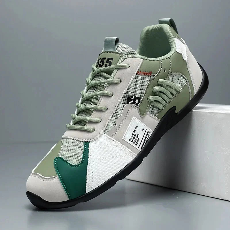Zapatos casuales de caña baja para hombre, transpirables, estilo retro deportivo, de verano, nuevos y modernos, con suela de goma cómoda.