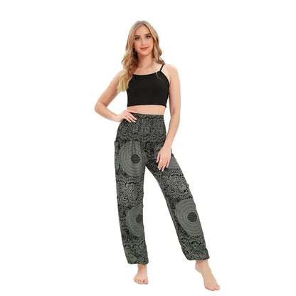 Pantalones de yoga personalizados para mujer, pantalones deportivos vintage, pantalones deportivos holgados de moda, pantalones casuales, ropa de calle para mujer