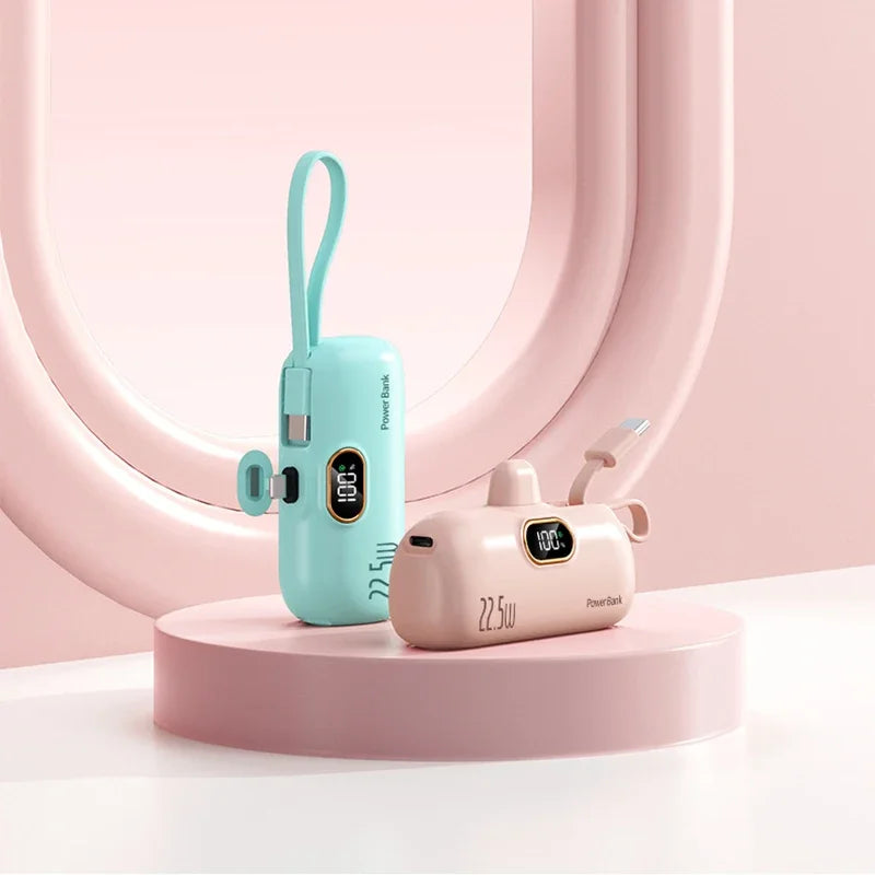 Xiaomi - Mini banco de energía de 500.000 mAh, 22,5 W, alta capacidad, carga ultrarrápida, para iPhone, Huawei y Samsung