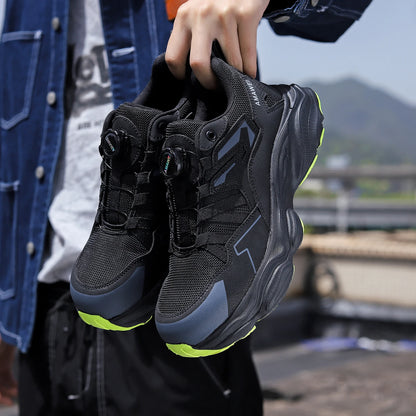 Zapatos de seguridad con puntera de acero para hombre, botas de trabajo industriales antideslizantes, antiperforación y antigolpes, ligeras y con certificación CE.