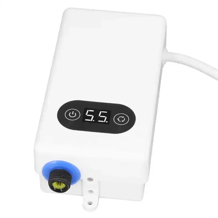 Calentador de agua eléctrico instantáneo con función de memoria, conversión de frecuencia y temperatura constante. 220 V, 4500 W.