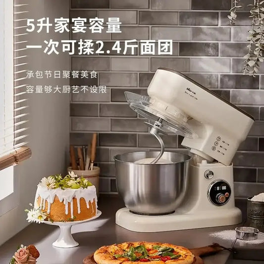 Máquina de chef, batidora de masa doméstica, máquina amasadora, batidora de masa, batidora de huevos multifunción, totalmente automática