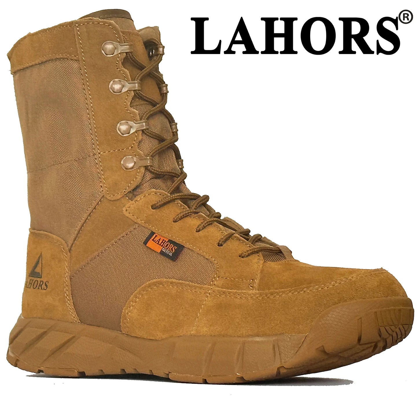 Botas tácticas ligeras originales LAHORS para hombre con cremallera, ideales para entrenamiento de combate, cordones, impermeables, transpirables y aptas para senderismo y actividades al aire libre.