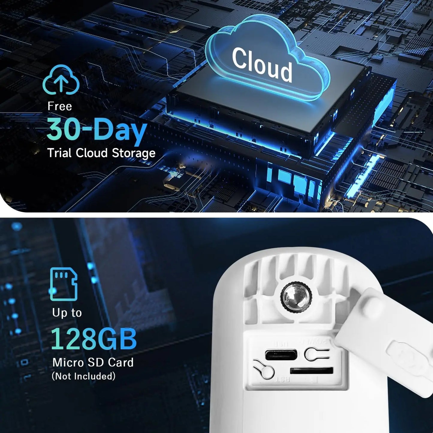 Cámara de seguridad solar XVIM de 4 MP con WiFi inalámbrico, 4 MP, alimentada por batería solar, protección para vigilancia doméstica HD