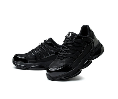 Botas de trabajo de seguridad para hombre con puntera de acero, nuevas, antiaplastamiento y antipinchazos. Calzado antideslizante para hombre, modelos para las cuatro estaciones.