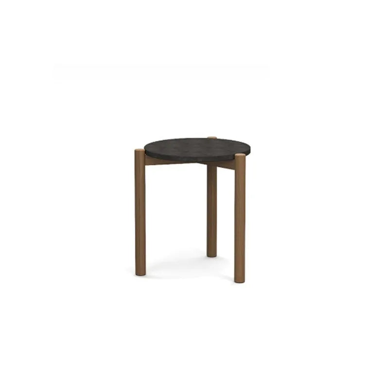 Sofá de ratán para exterior Patio exterior al aire libre Habitación modelo Muebles de madera maciza anticorrosión Balcón de jardín Sofá de ratán para ocio