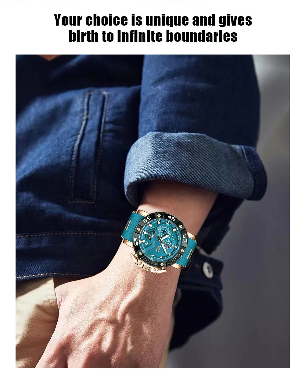 Relojes LIGE para hombre, marca superior, lujo, esfera grande, silicona, militar, deportivo, impermeable, cuarzo, para hombre, Relogio Masculino.