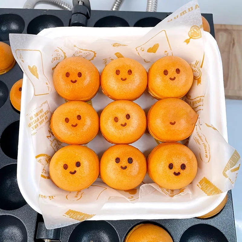 Máquina para hacer huevos de hamburguesa, celebridad de Internet, leche explosiva, bola de cuentas, molde para huevos de bebé, cara sonriente, máquina para hacer bocadillos de huevos de bebé