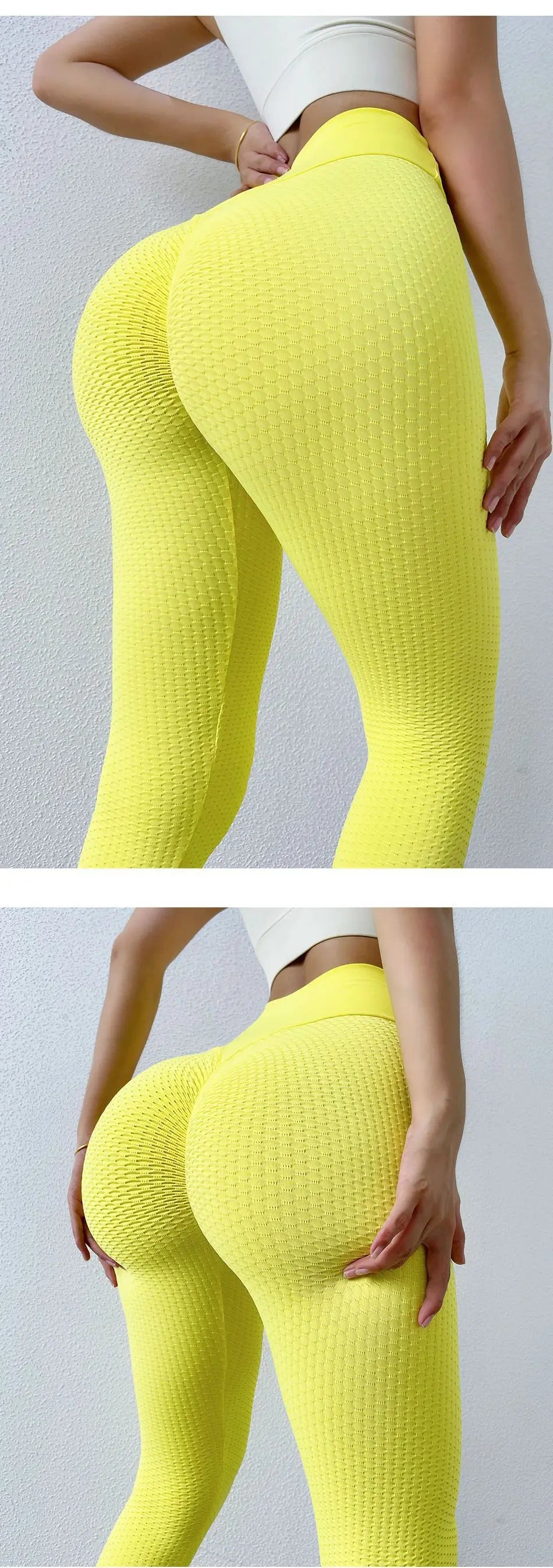 Leggings de yoga push up, efecto trasero fruncido, sin costuras, ropa deportiva, fitness, pantalones de yoga para mujer, colores brillantes, cintura alta, mallas de entrenamiento, pantalones deportivos.