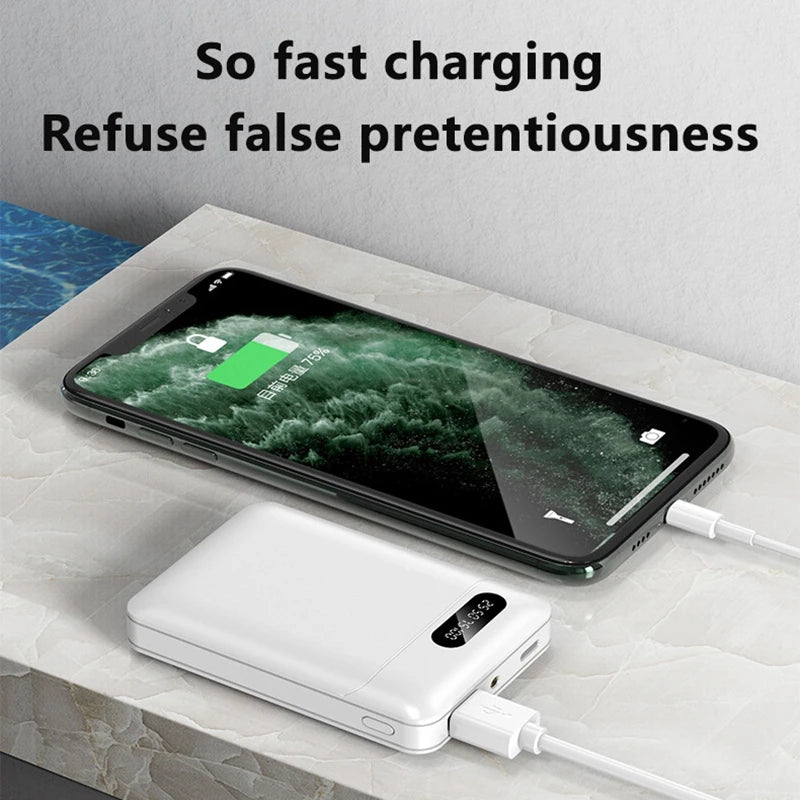 Banco de energía Xiaomi de 500000 mAh, 120 W, carga súper rápida, gran capacidad, batería externa portátil para iPhone, Huawei y Xiaomi.