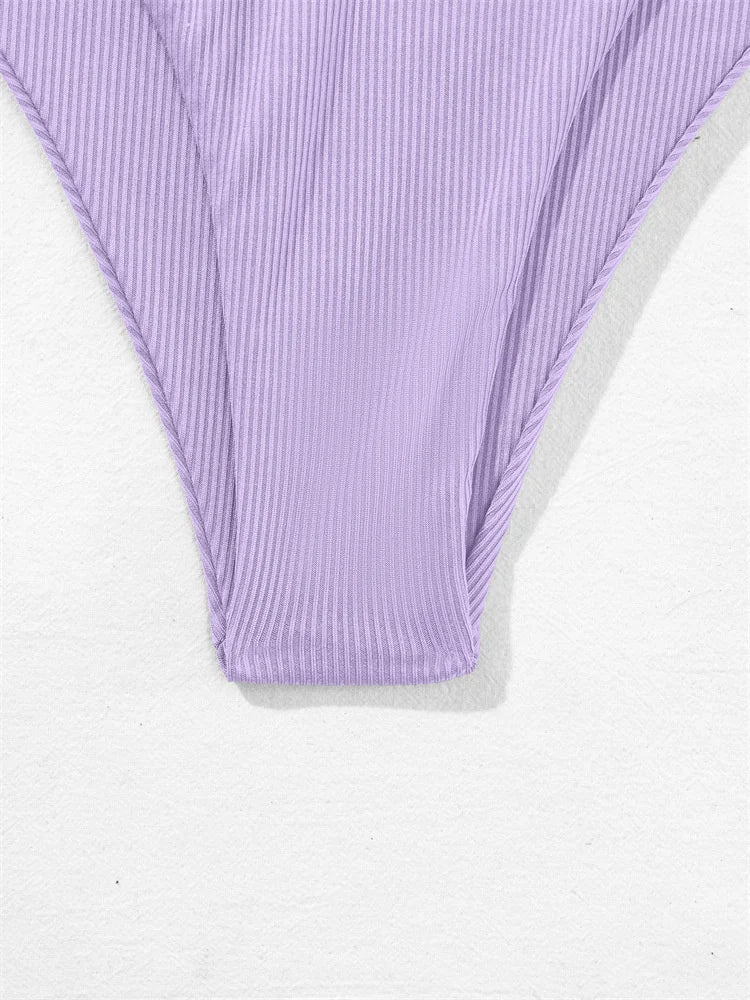 Nuevos bikinis sólidos sexis para mujer, trajes de baño push up para mujer, trajes de baño para nadar, conjunto de bikini brasileño para niña, ropa de playa para bañador