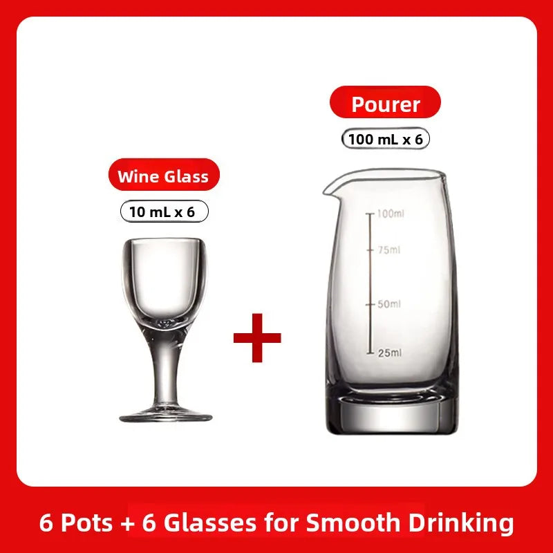Juego de vino de alta gama para uso doméstico que incluye vaso de whisky, jarra para servir vino y aireador para uso comercial.