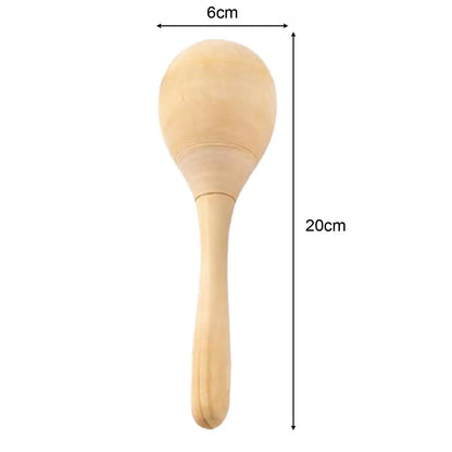 8 maracas de madera para niños y adultos, hechas a mano, con sonido claro. Mini maracas pintadas a mano, juguetes artesanales, decoración.