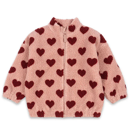 Chaqueta para niños, otoño 2025, nueva moda con estampado Ks, ropa de algodón para niñas y niños, abrigo cálido de lana de cordero gruesa, ropa para niños