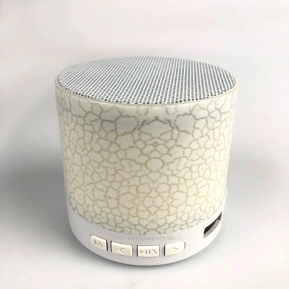 Mini altavoz Bluetooth inalámbrico con LED, tarjeta SD, subwoofer USB, columna de sonido de música MP3 portátil para PC y teléfono móvil