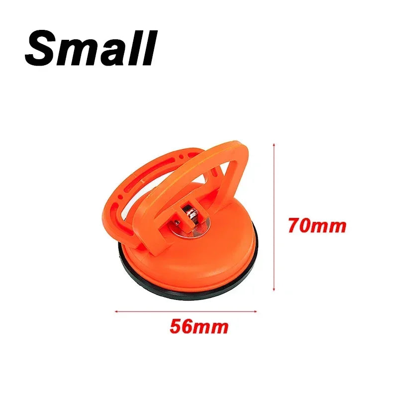 Herramienta de extracción de abolladuras de vidrio para automóvil, extractor de ventosa de 2 pulgadas, color negro y naranja, para reparación de carrocería.