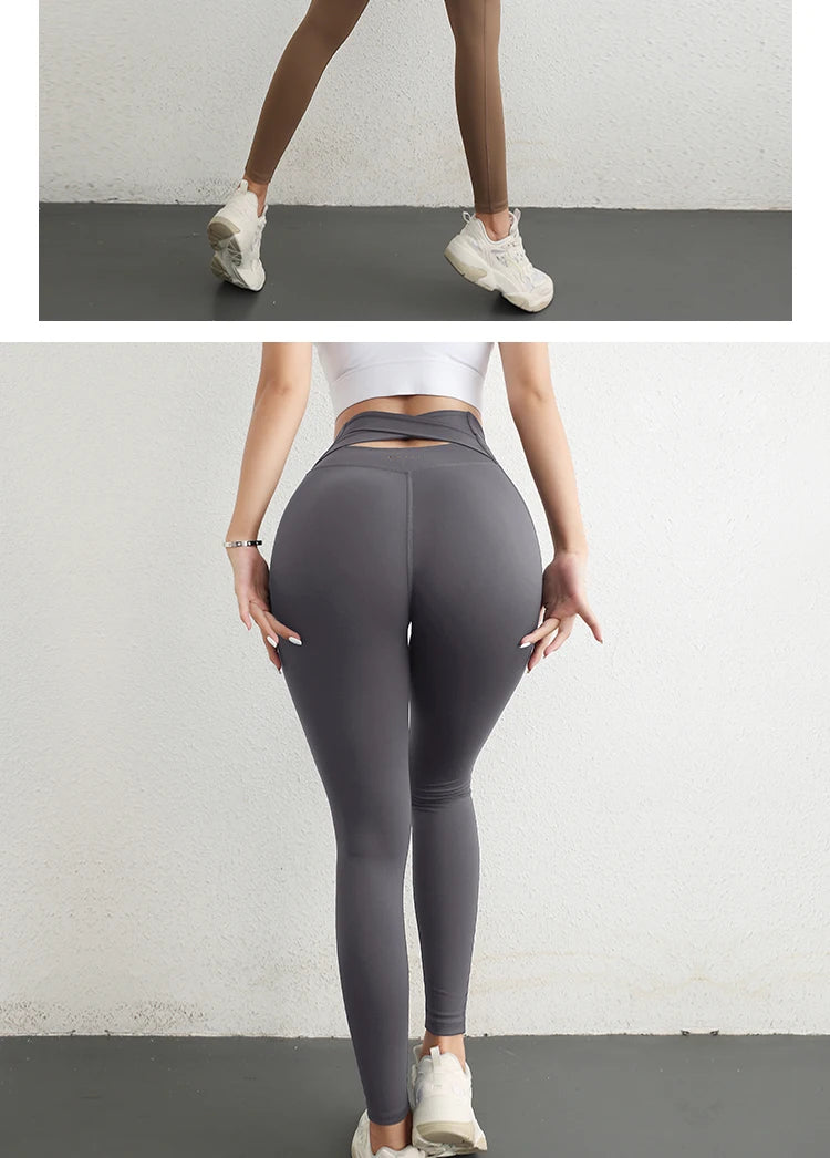 Leggings deportivas de cintura alta para niñas, de diseño clásico, material elástico de alta calidad y gran resistencia, ideales para yoga y otras actividades.  ¡Gran éxito de ventas!